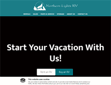 Tablet Screenshot of northernlightsrv.com